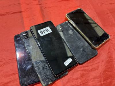 2 X SAMSUNG MOBILES + 3 IPHONES [RESET] 