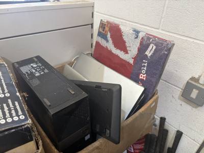 BOX OF LAPTOPS