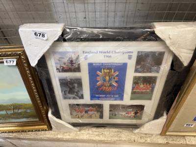 1966 ENGLAND WORLD CUP LTD PRINT
