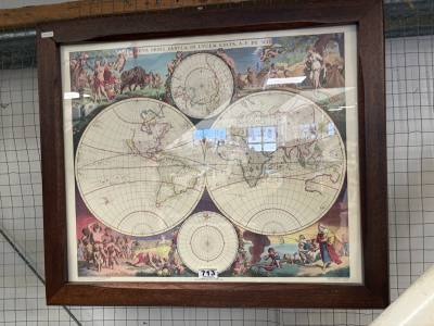 FRAMED MAP
