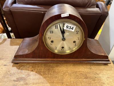 NAPOLEON HAT MANTLE CLOCK