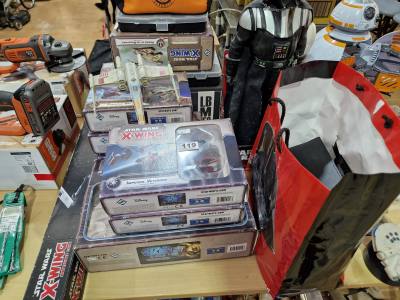 COLLECTION OF STAR WARS X-WING MINIATURE GAMES ETC