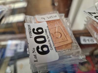 5 X 1 0z 999 COPPER INGOTS