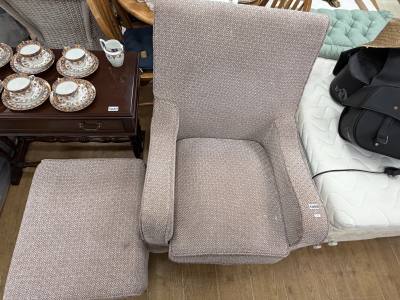 ROCKING CHAIR + STOOL