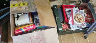 2 BOXES OF BOOKS