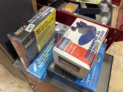 JIGSAW, STAND, SPANNERS + DRILL SET
