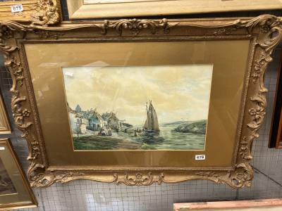 J. HAMILTON GLASS WATERCOLOUR
