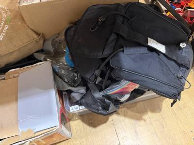 BOX OF MOTORBIKE GEAR