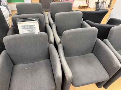 7 X FABRIC CONFERENCE CHAIRS