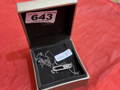 WARREN JAMES SILVER CHAIN + PENDANT