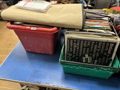 2 BOXES OF RECORDS