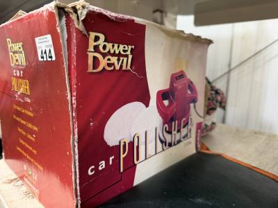 POWER DEVIL CAR POLISHER + BAG OF TOOLS