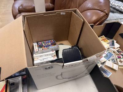 BOX OF GAMING ITEMS
