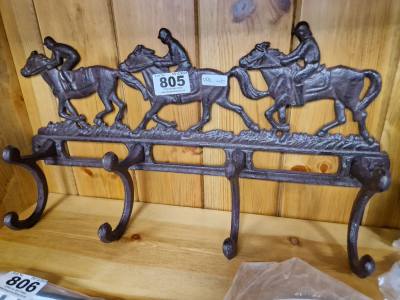 HORSE + JOCKEY COAT RACK