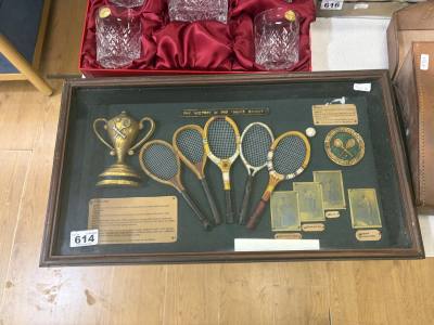 TENNIS  HISTORY PLAQUE