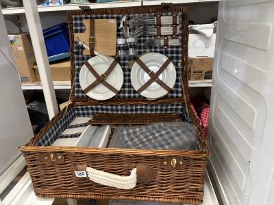 PICNIC BASKET + CONTENTS