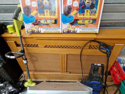 PAIR OF RADIATOR COVERS
