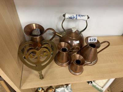 LOT OF COPPER / BRASS WARE