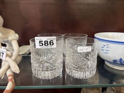 4 X TYRONE SLIEVE DONARD TUMBLERS 