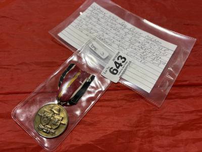 GERMAN WW2 REICH MEDAL