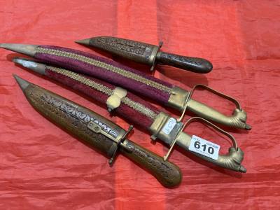 4 X ORNATE KNIVES