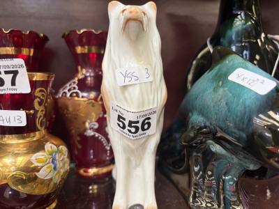 BELLEEK DOG
