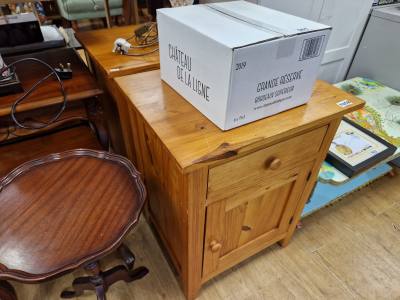 2 X PINE BEDSIDES