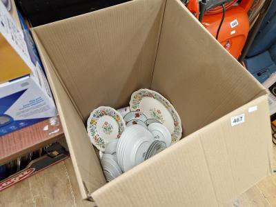 BOX OF ROYAL WORCESTER + DOULTON