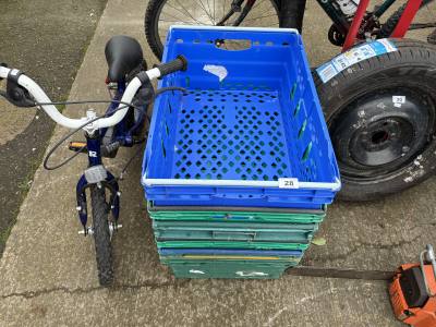 LOT OF CRATES