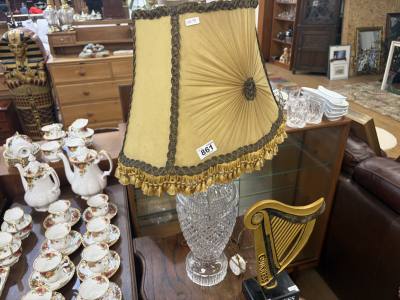 CRYSTAL TABLE LAMP (REWIRE)