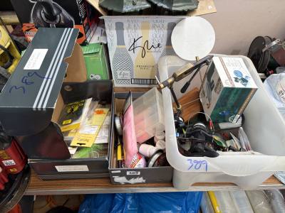 3 X BOXES + BAG OF FLY FISHING ACCESSORIES
