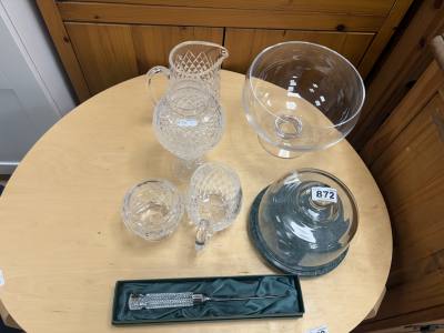 LOT OF TYRONE CRYSTAL + OTHER 