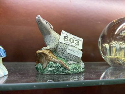 BESWICK BADGER DECANTER