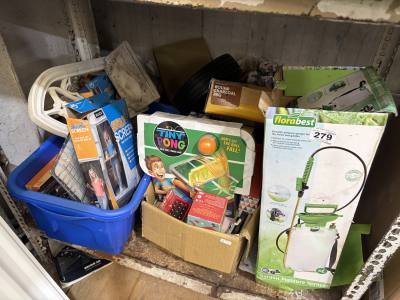 2 X BOX LOTS + WEED SPRAYER + BBQ