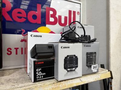 LOT OF CANON CAMERA EQUIPMENT (NEW)