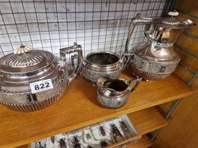 SILVERPLATE TEA SET