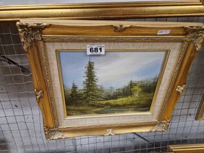 SIGNED OIL ON CANVAS