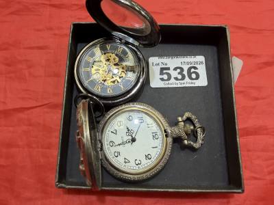 2 X POCKET WATCHES