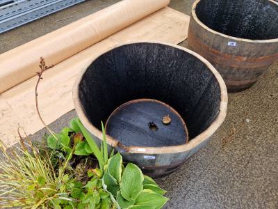 1/2 BARREL PLANTER