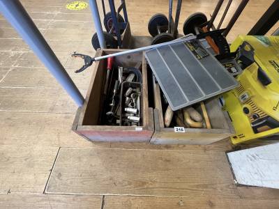 2 X BOXES OF TOOLS + TIDIES