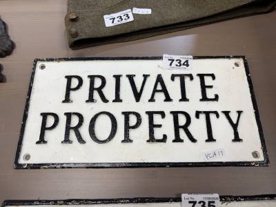PRIVATE PROPERTY SIGN