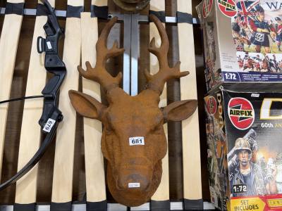 CAST DEER HEAD