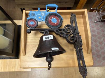 CAST TRACTOR DOOR BELL