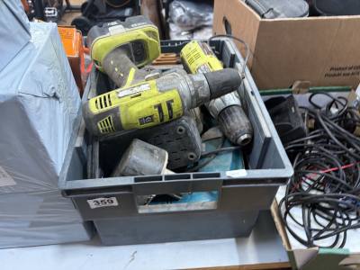 BOX OF DRILLS