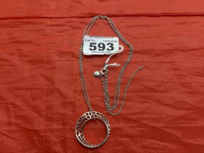 SILVER CHAIN + PENDANT