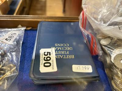 7 X DECIMAL COIN WALLETS