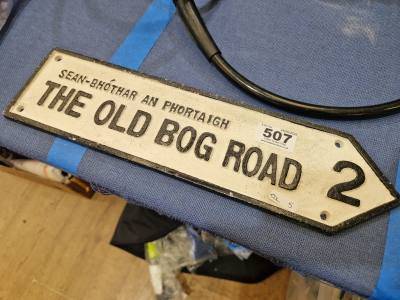 BOG ROAD SIGN