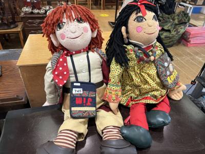 VINTAGE "ROSIE & JIM" DOLLS