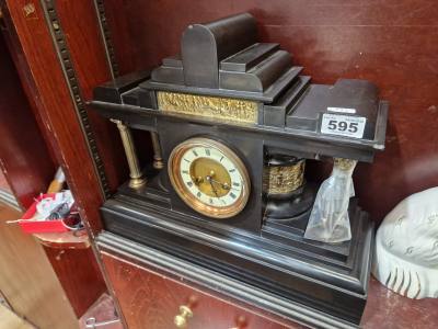 MARBLE MANTLE CLOCK