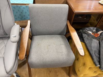 GREY ARMCHAIR
